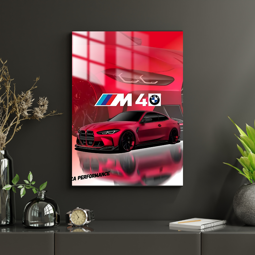 BMW M4 - Metal Poster 1179