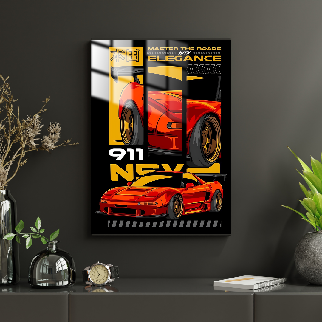 911 NSX - Metal Poster 1181