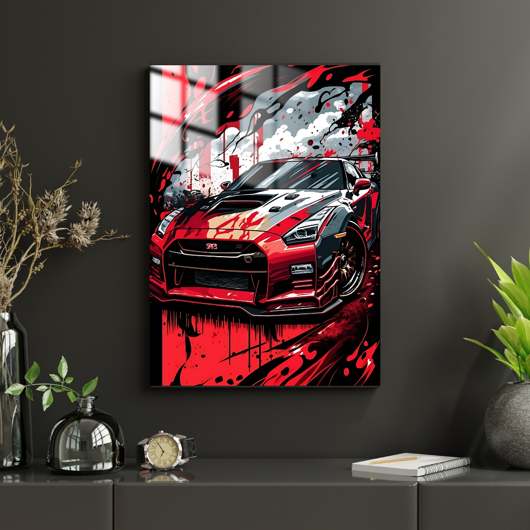 Nissan GTR R35 - Metal Poster 1199