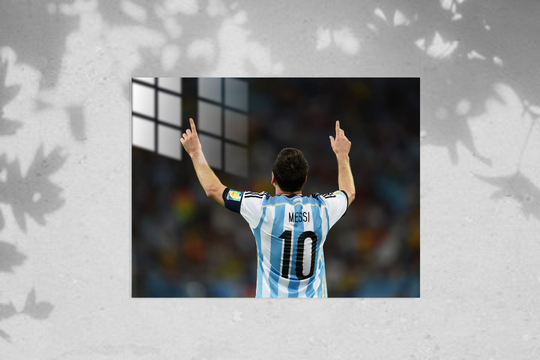 Lionel Messi - Metal Poster 180