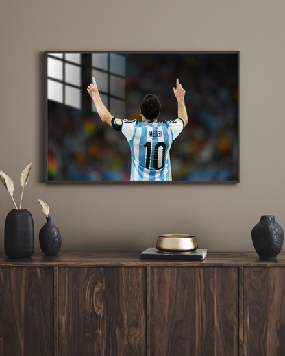 Lionel Messi - Metal Poster 180