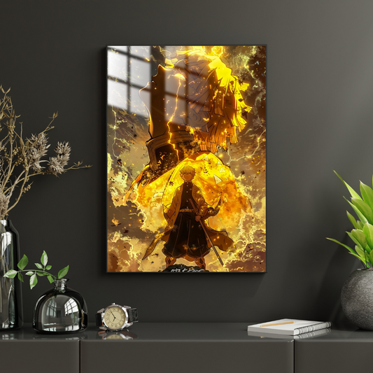 Demon Slayer Zenitsu Agatsuma - Metal Poster 1327