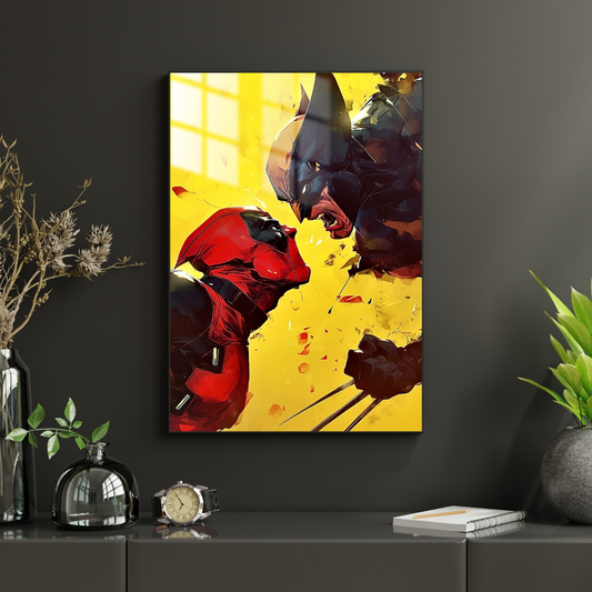 Deadpool vs Wolverine - Metal Poster 1415