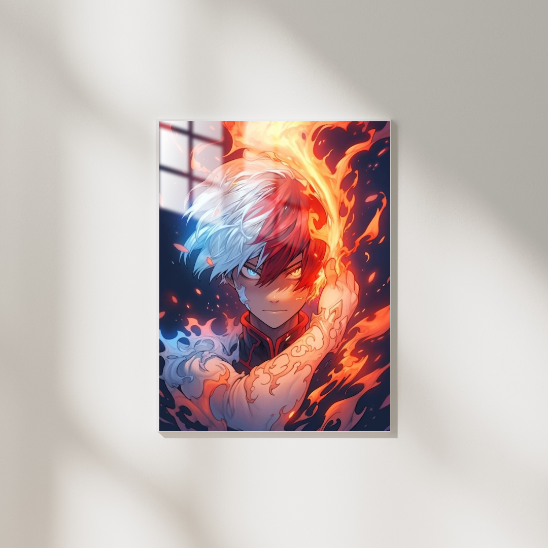 My Hero Akademia Shoto Todoroki - Metal Poster 587