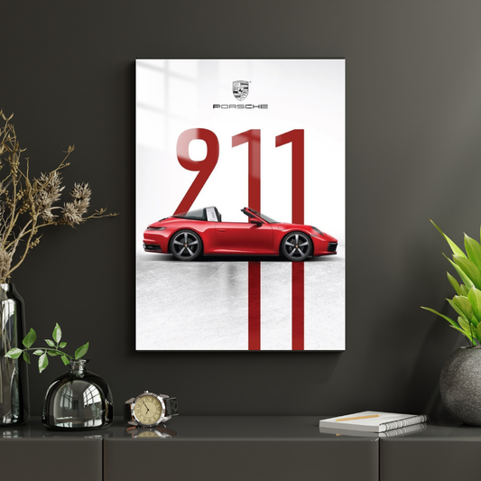 Porsche 911 - Metal Poster 1064