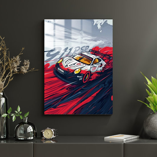 Porsche 911 RSR - Metal Poster 1041