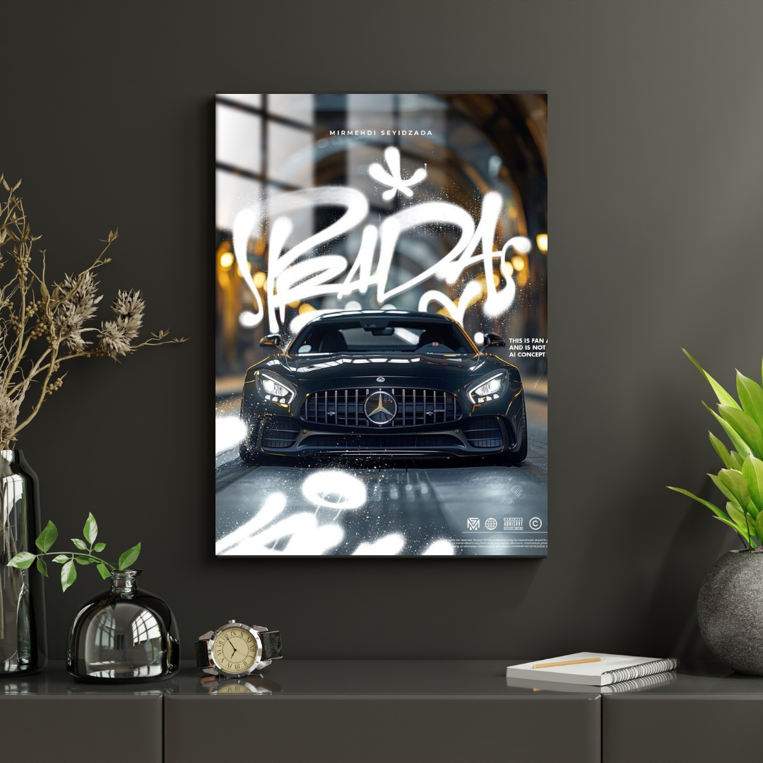 Mercedes - Metal Poster 1012