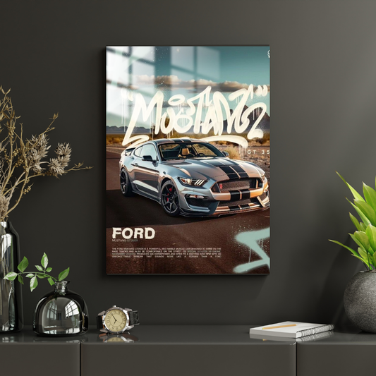 Ford Mustang - Metal Poster 1008