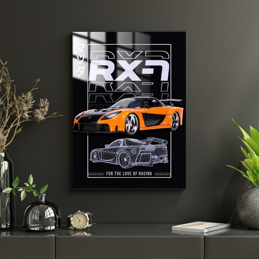 Mazda RX7 - Metal Poster 1156