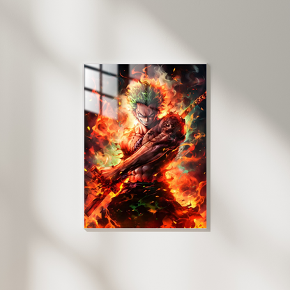 One Piece Roronoa Zoro - Metal Poster 581