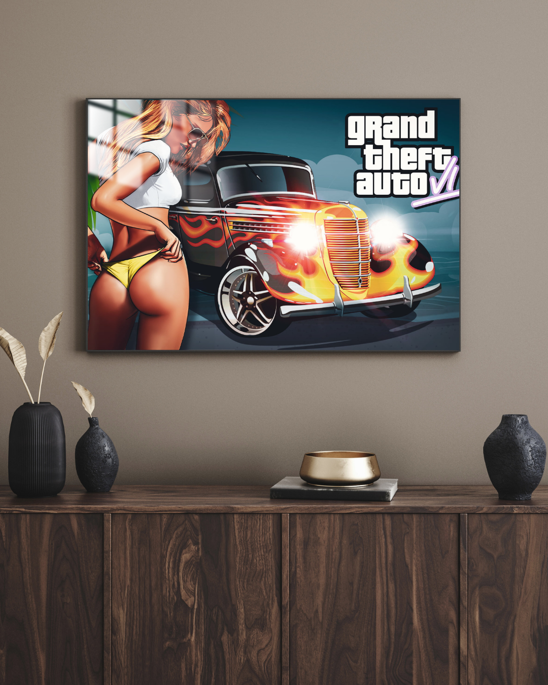 Grand Thieft Auto - Metal Poster 12