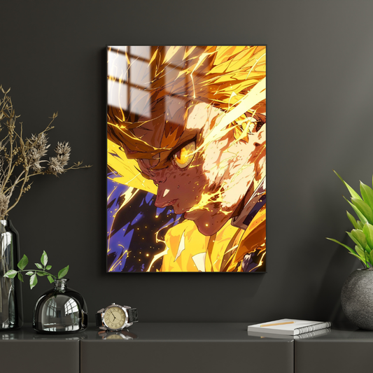 Demon Slayer Zenitsu Agatsuma - Metal Poster 1429