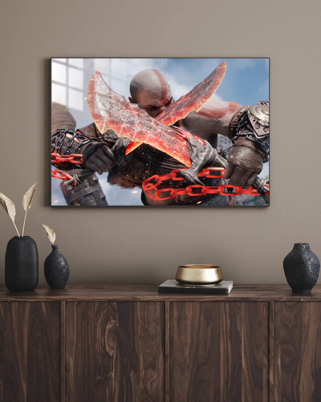 God Of War - Metal Poster  5