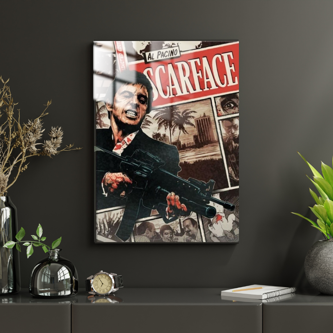 Scarface Tony Montana - Metal Poster 171