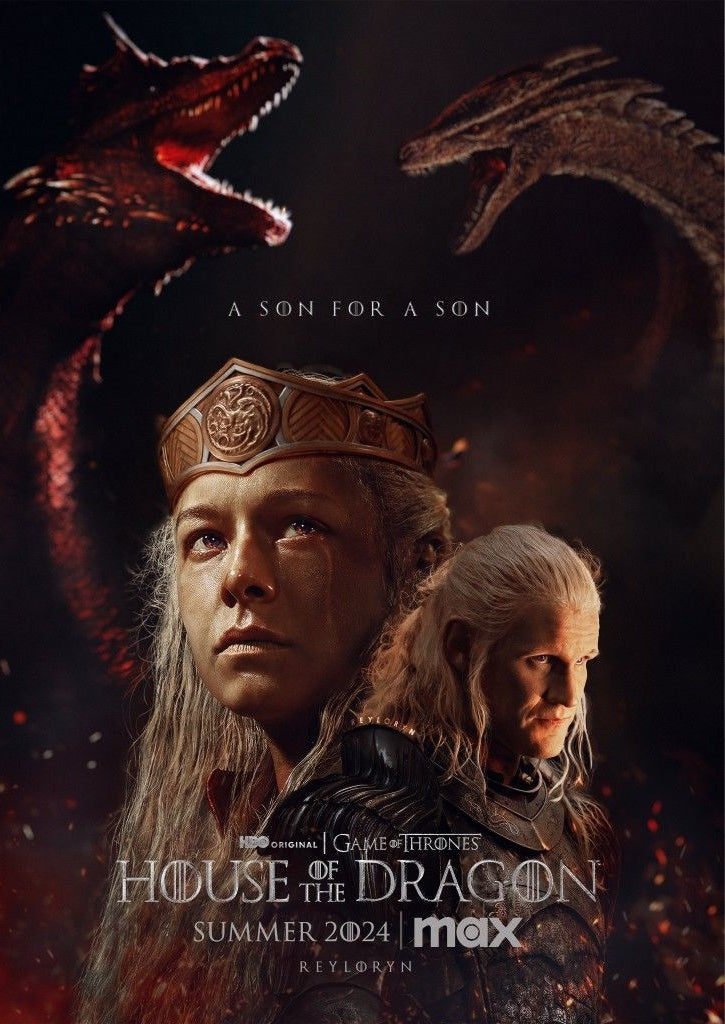 House Of Dragon - 3'lü Metal Poster 10