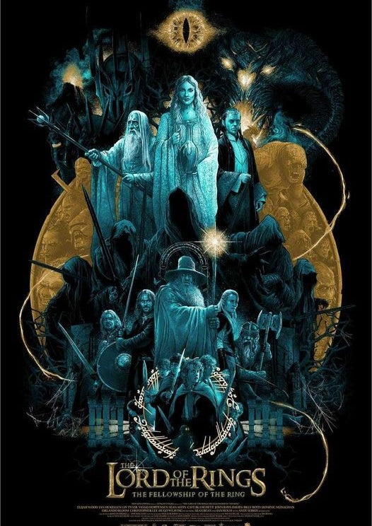 Lord Of The Rings - 3'lü Metal Poster 13