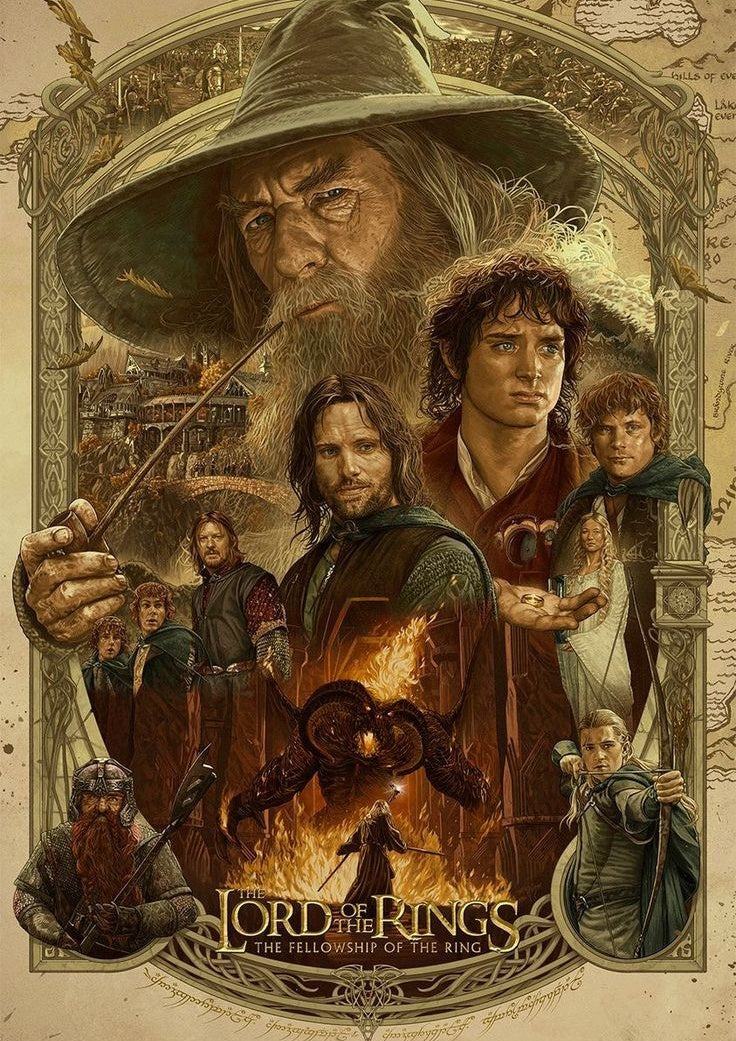 Lord Of The Rings - 3'lü Metal Poster 14