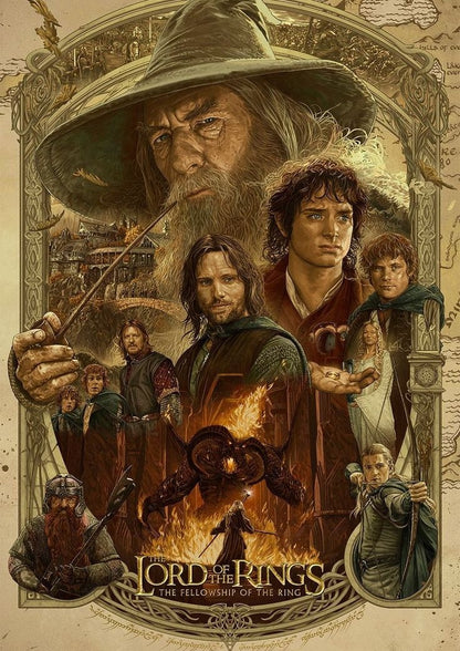 Lord Of The Rings - 3'lü Metal Poster 14