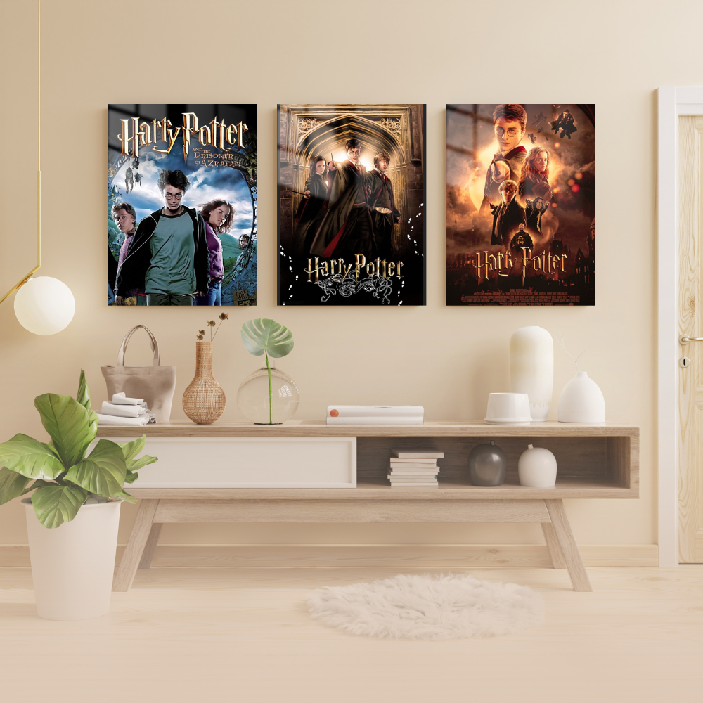 Harry Potter - 3'lü Metal Poster 15