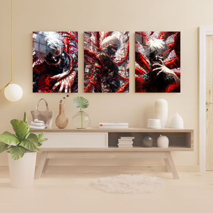 Tokyo Ghoul Ken Kaneki - 3'lü Metal Poster 24