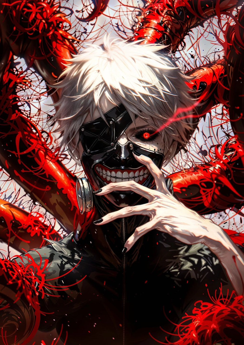 Tokyo Ghoul Ken Kaneki - 3'lü Metal Poster 24