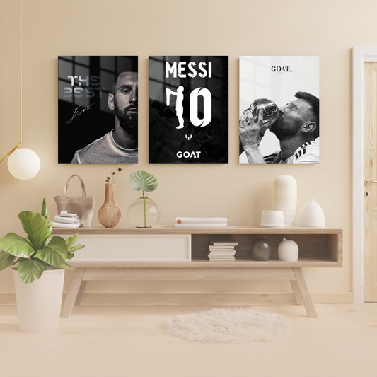 Lionel Messi - 3'lü Metal Poster 4