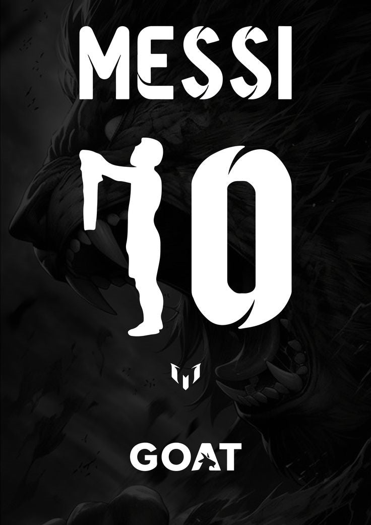 Lionel Messi - 3'lü Metal Poster 4