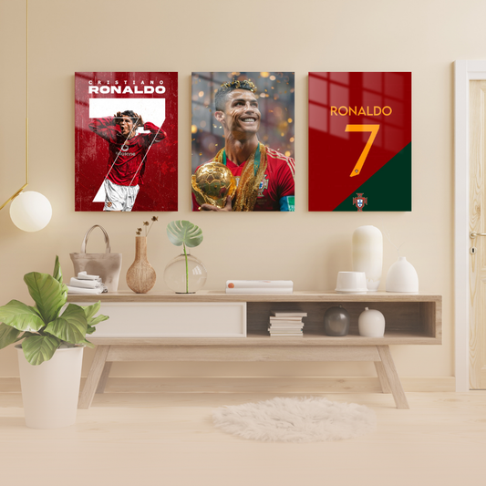 Cristiano Ronaldo - 3'lü Metal Poster 6