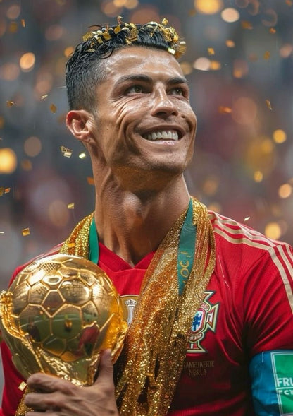 Cristiano Ronaldo - 3'lü Metal Poster 6