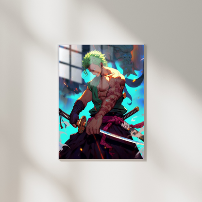 One Piece Roronoa Zoro - Metal Poster 567