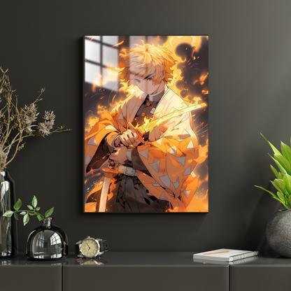 Demon Slayer Zenitsu Agatsuma - Metal Poster 565