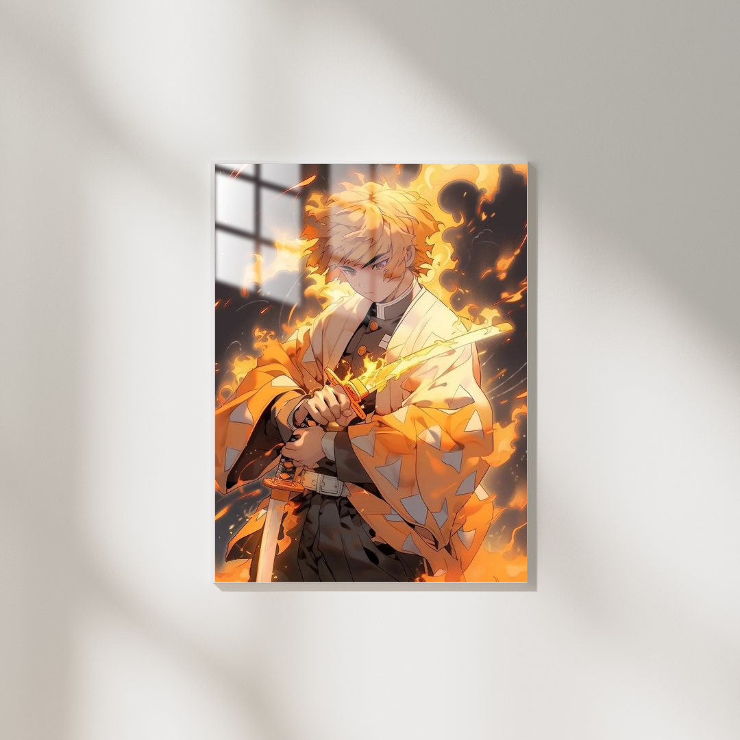 Demon Slayer Zenitsu Agatsuma - Metal Poster 565