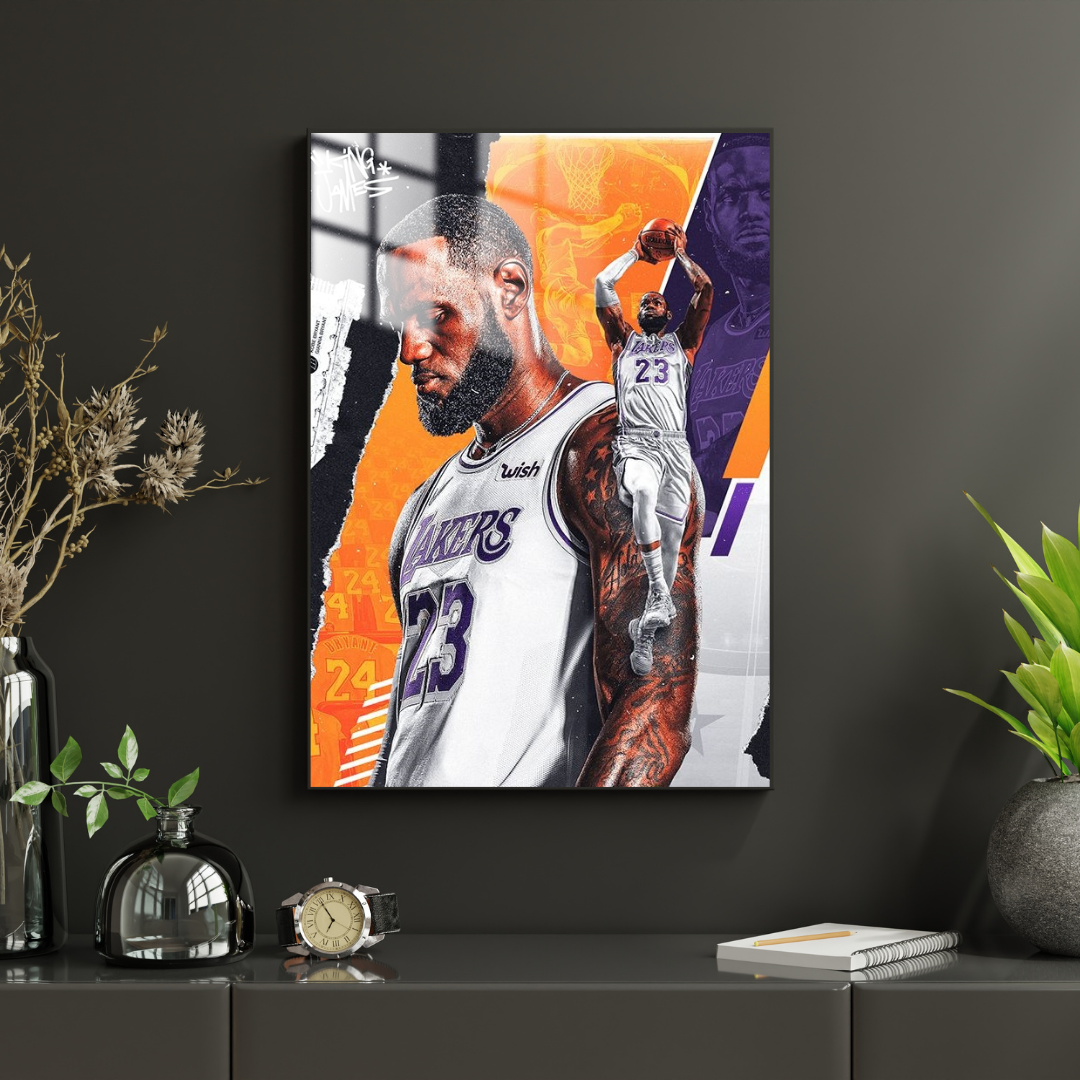 Lebron James - Metal Poster 1445