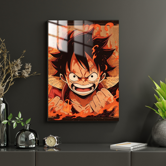 One Piece Monkey D. Luffy - Metal Poster 557