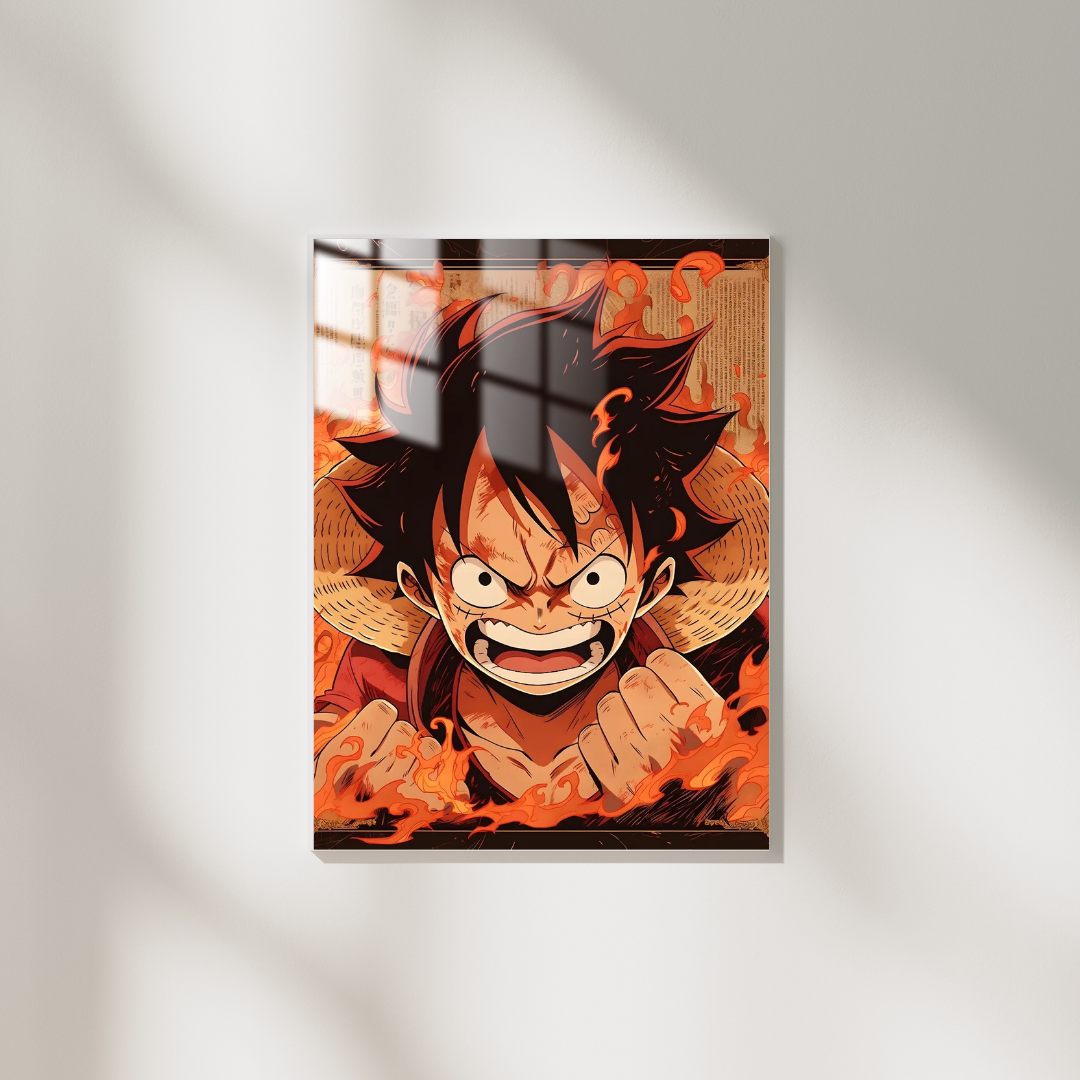 One Piece Monkey D. Luffy - Metal Poster 557