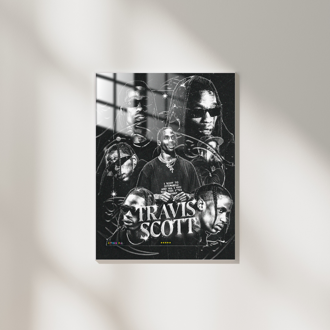 Travis Scott - Metal Poster 546