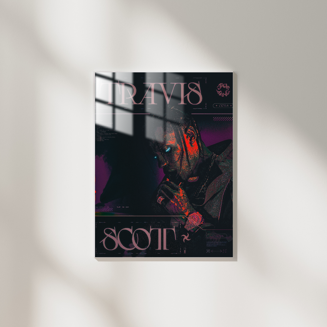 Travis Scott - Metal Poster 545