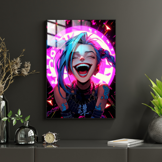 League Of Legends Jinx - Metal Poster 379