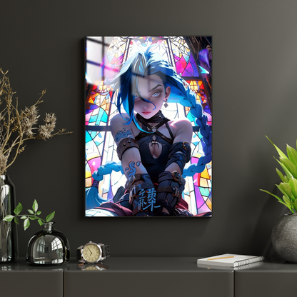 League Of Legends Jinx - Metal Poster 380