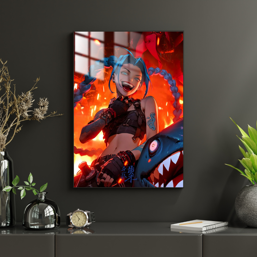 League Of Legends Jinx - Metal Poster 382