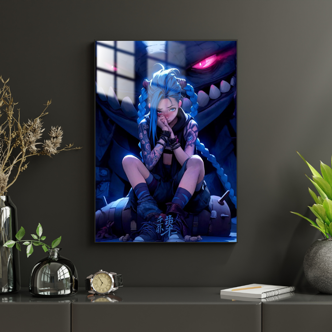 League Of Legends Jinx - Metal Poster 383