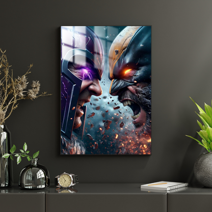 Wolverine vs Magneto - Metal Poster 392