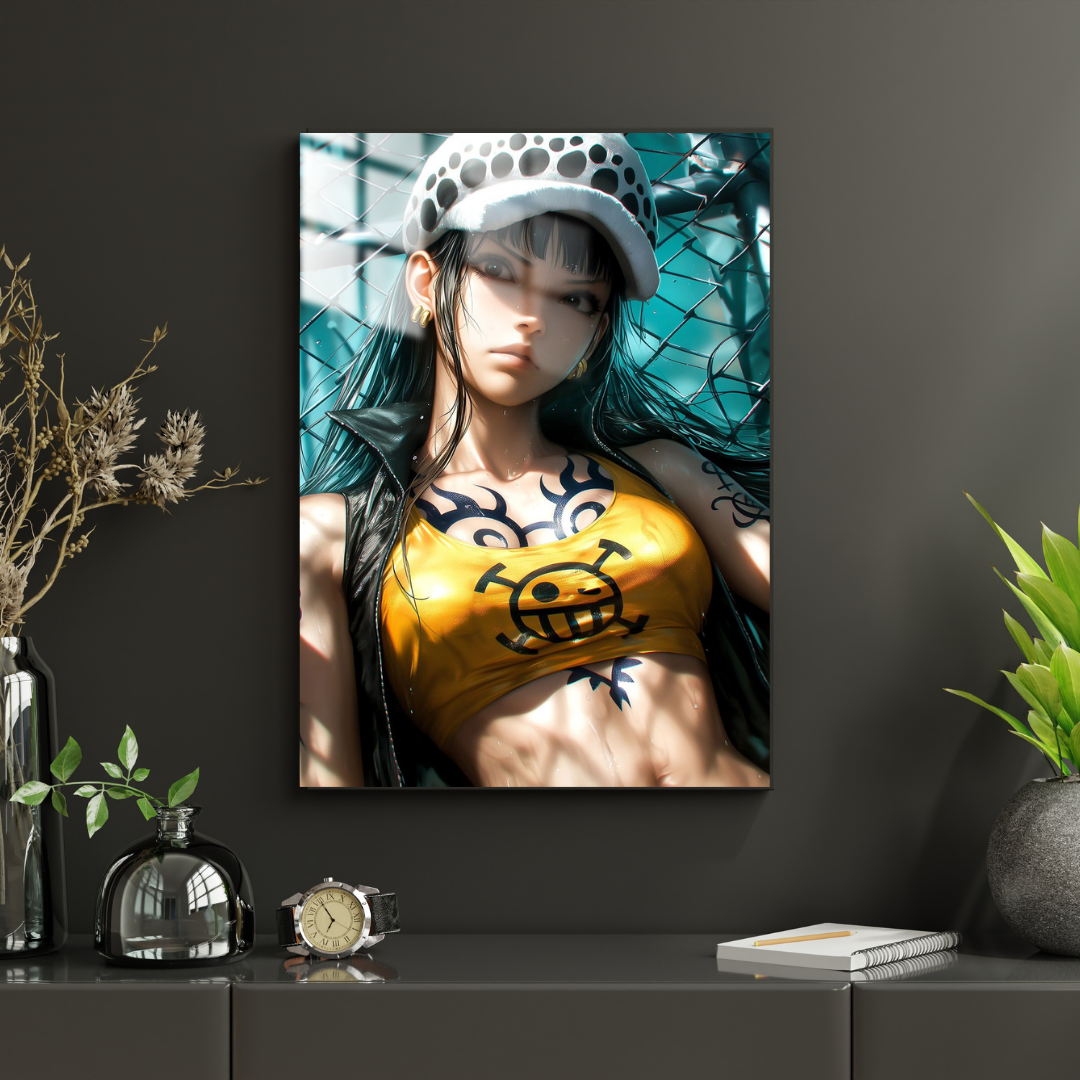 One Piece Trafalgar Law Female - Metal Poster 414