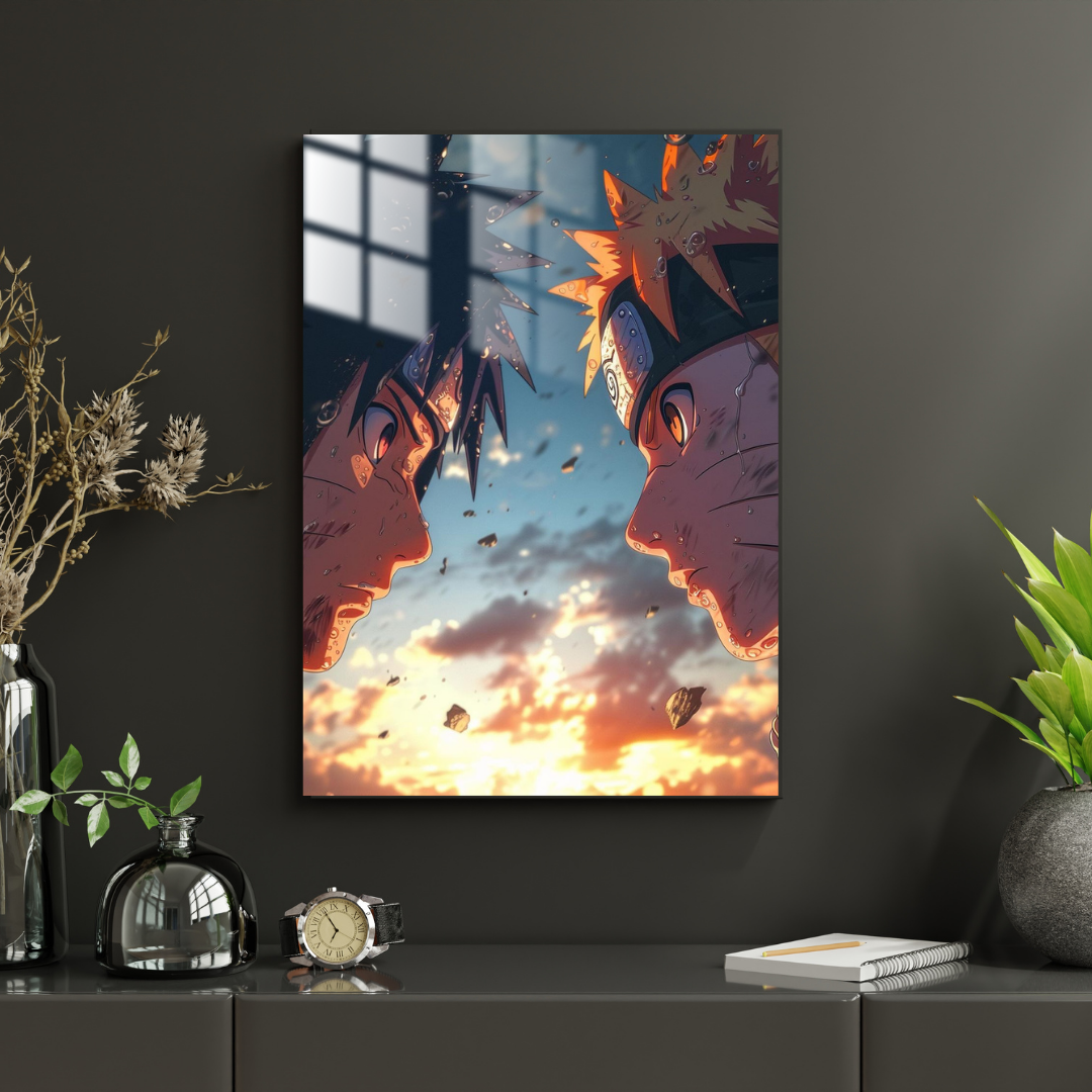 Naruto v Sasuke - Metal Poster 418