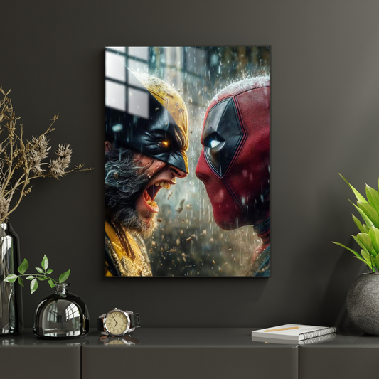 Wolverine vs Deadpool - Metal Poster 469