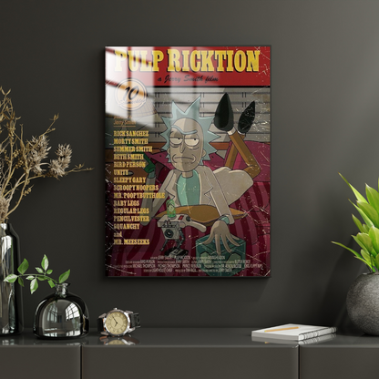 Pulp Ricktion- Metal Poster 214