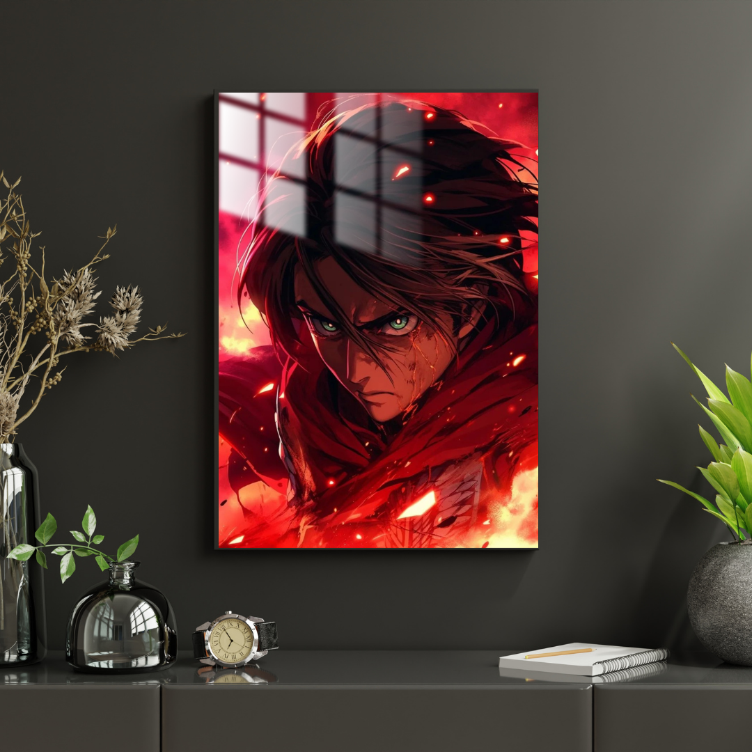 Attack on Titan Eren Yeager - Metal Poster 474