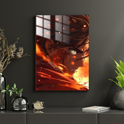 Attack on Titan Eren Yeager - Metal Poster 473