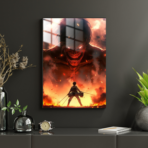 Attack on Titan Eren Yeager - Metal Poster 475