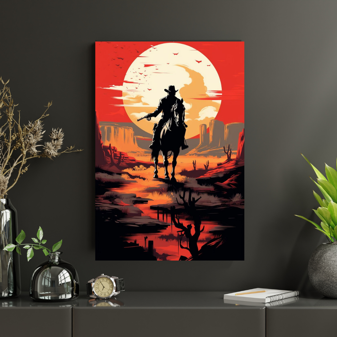 Red Dead Redemption 2 Arthur Morgan - Metal Poster 194